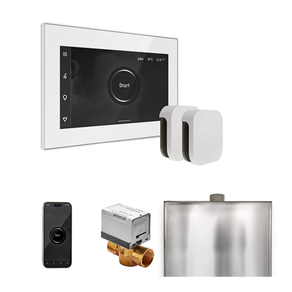 Mr.Steam XButler Steam Shower Control Package W/ iSteamX Control & Aroma SteamHeads (SAK85204)