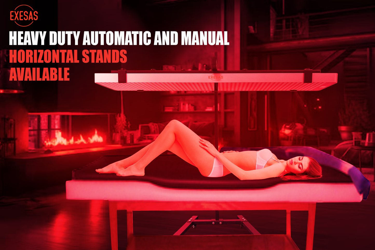 EXESAS  800 LED, 4000W Dual-Chip, Red Light Therapy Device for Full Body, 4-Wavelengths Infrared LED Panel for Skin, Weight, Pain, Wellness