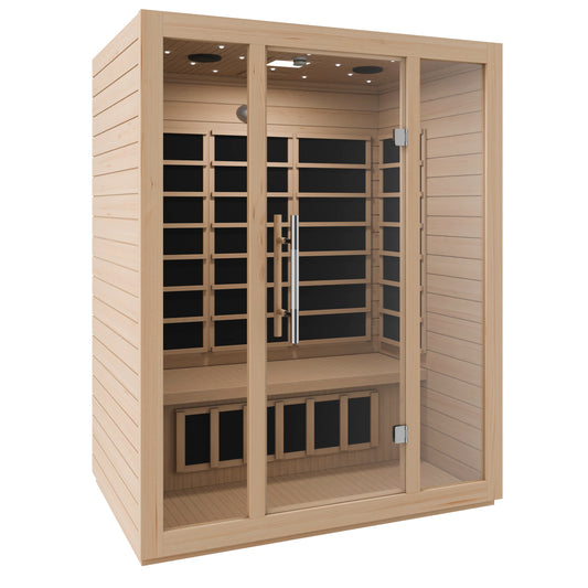 SteamSpa Maldives Carbon FAR Infrared Sauna 3-Person