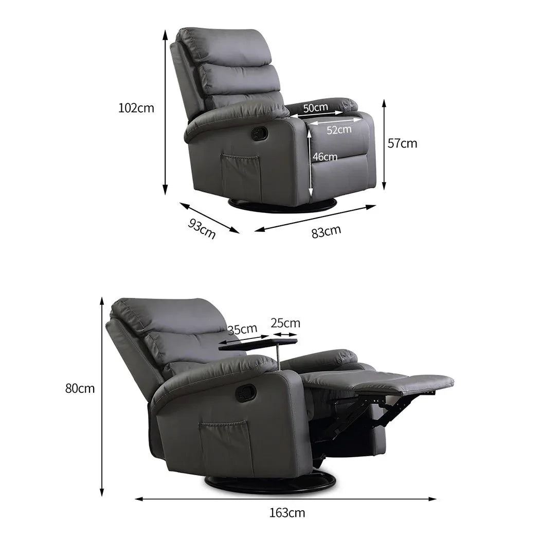 Levede Massage Chair Recliner Chairs Heated Lounge Sofa Armchair 360