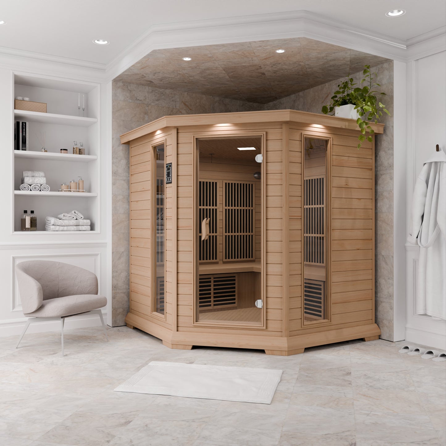 SteamSpa Mauritius Carbon FAR Infrared Sauna 5-Person
