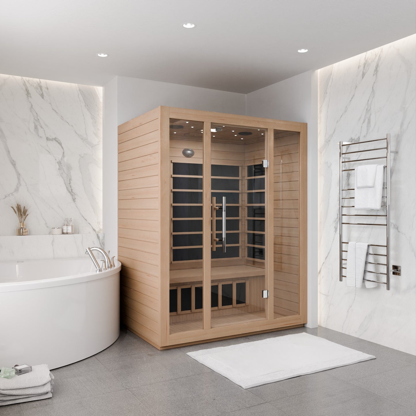 SteamSpa Maldives Carbon FAR Infrared Sauna 3-Person