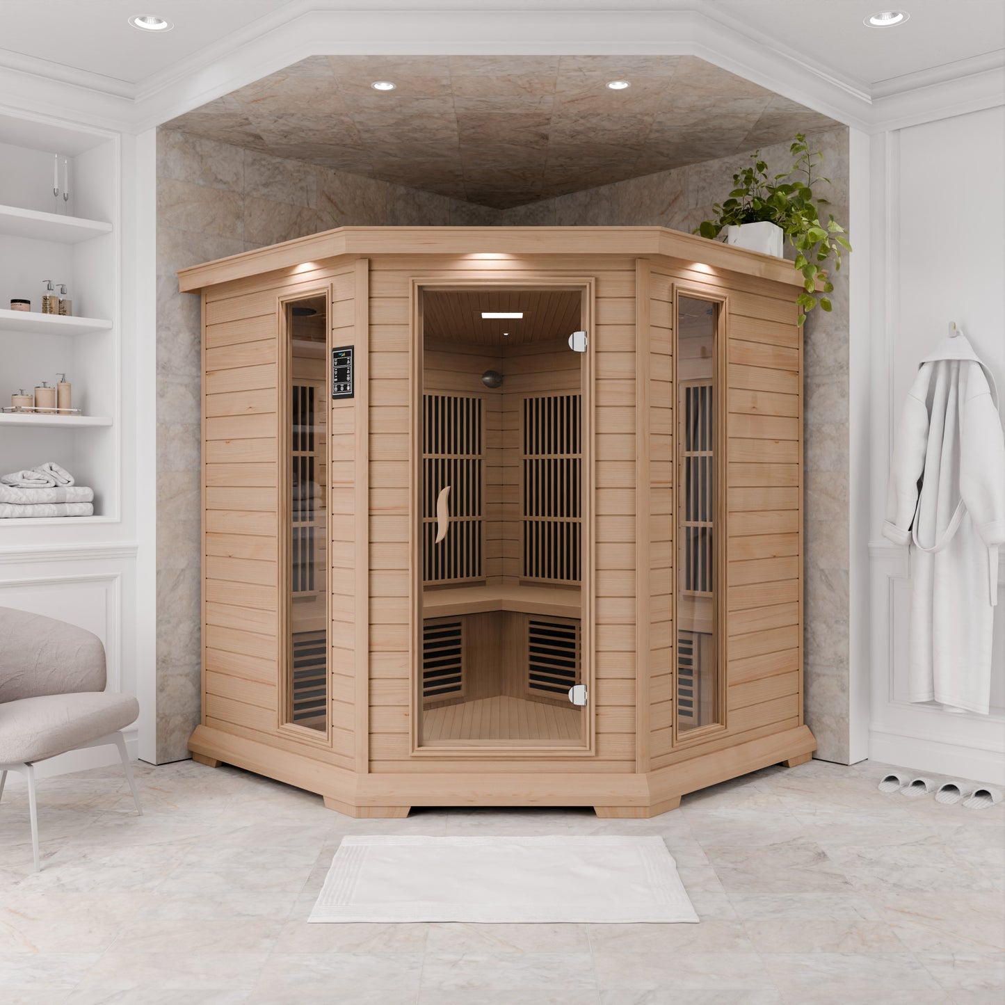 SteamSpa Mauritius Carbon FAR Infrared Sauna 5-Person