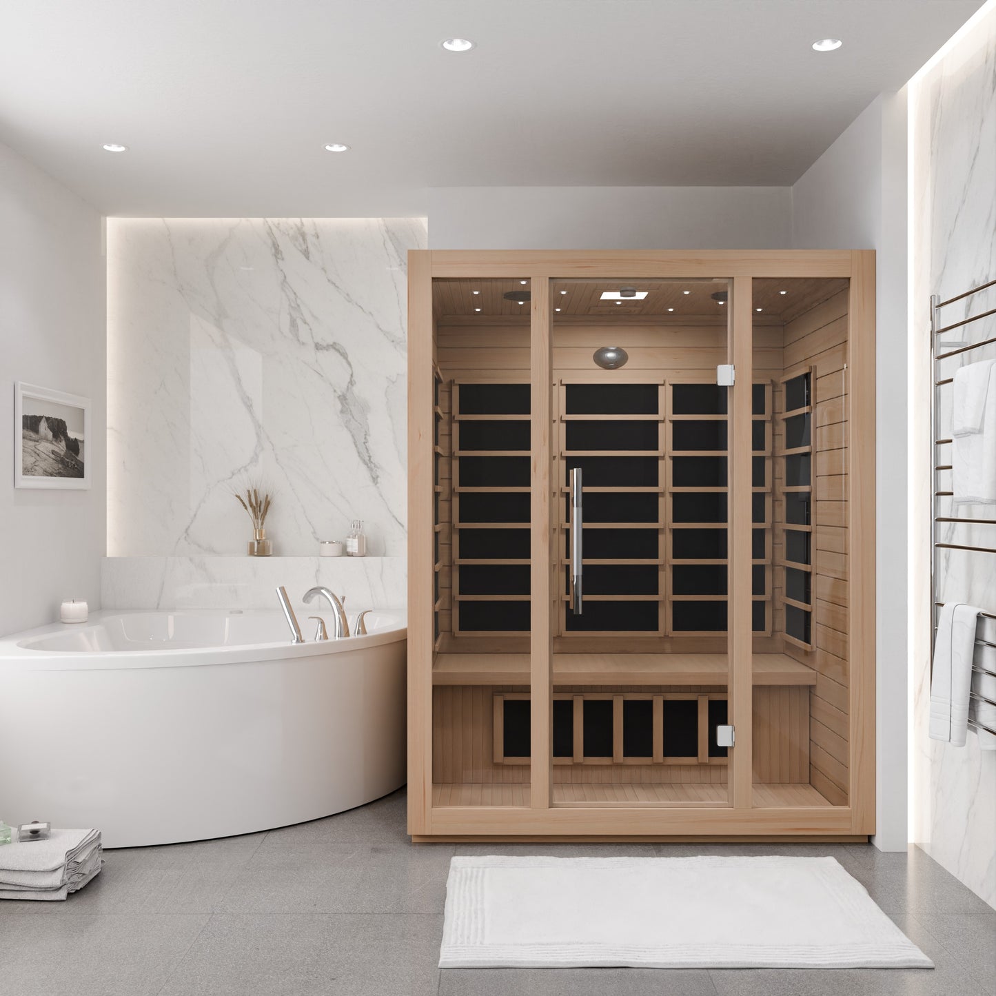 SteamSpa Maldives Carbon FAR Infrared Sauna 3-Person