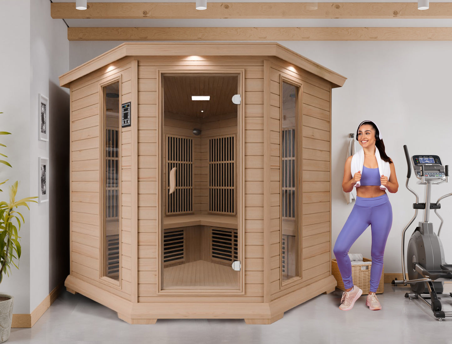 SteamSpa Mauritius Carbon FAR Infrared Sauna 5-Person