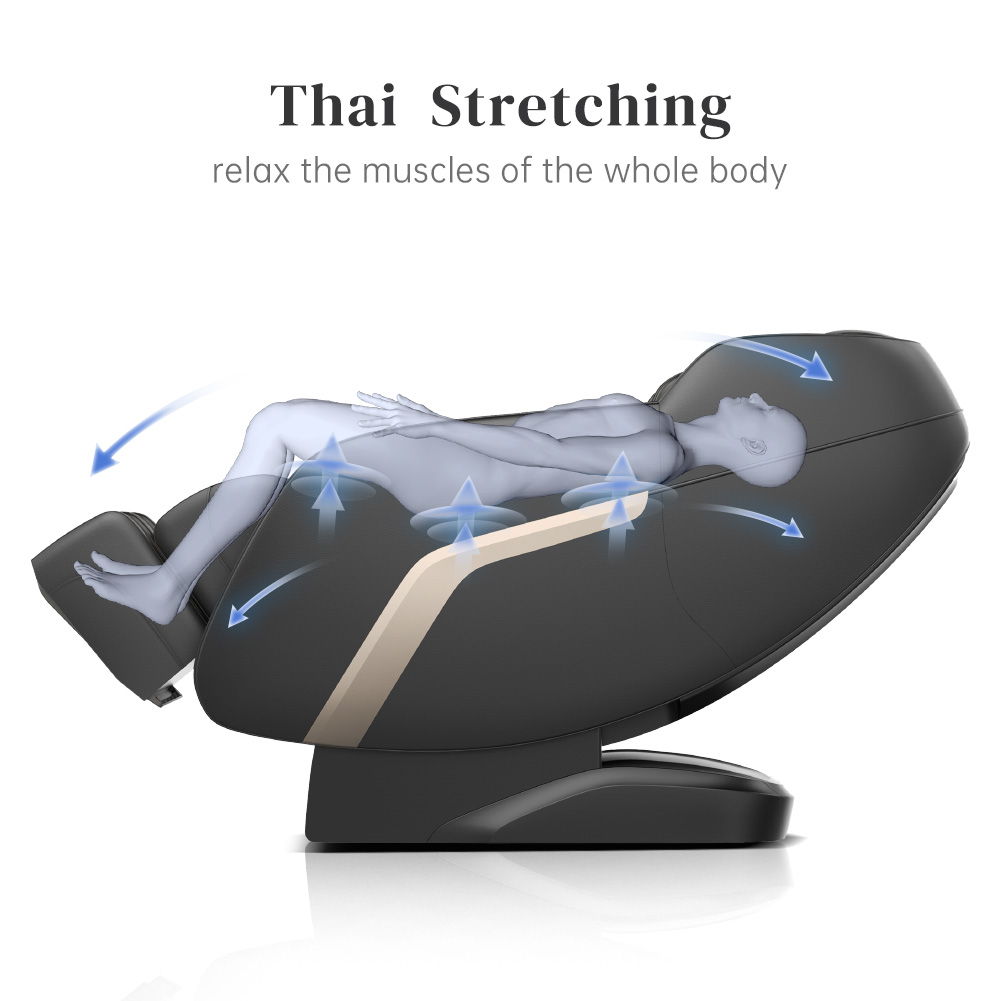Massage Chair, Zero Gravity Shiatsu Massage Chairs Full Body And Recliner  - Black