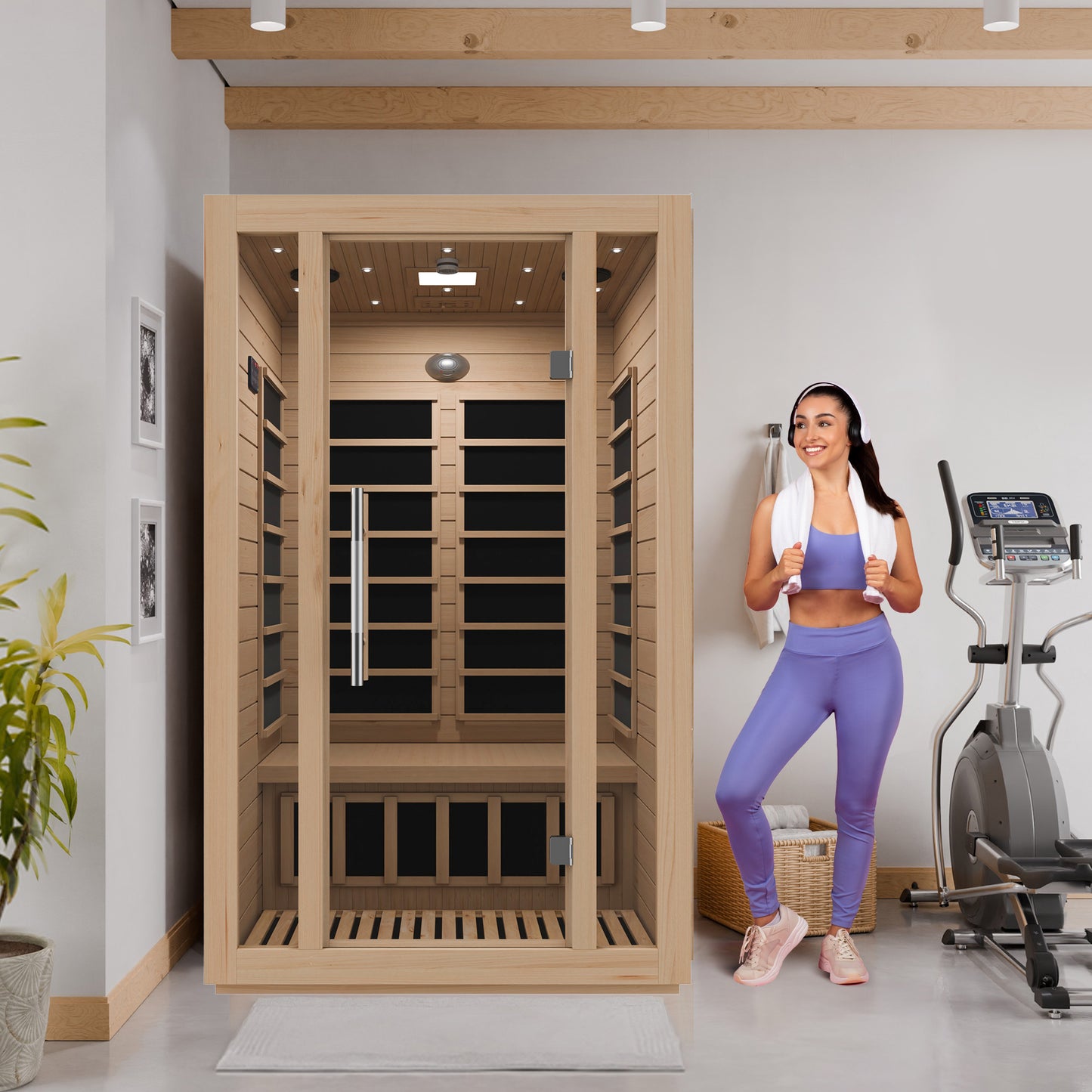 SteamSpa Maldives Carbon FAR Infrared Sauna 2-Person