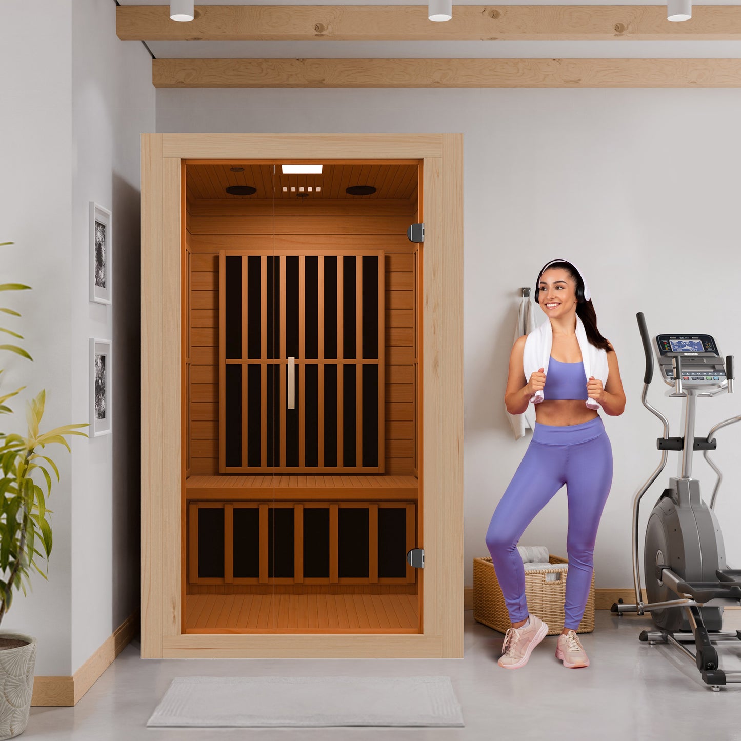 SteamSpa Viti Carbon FAR Infrared Sauna 2-Person