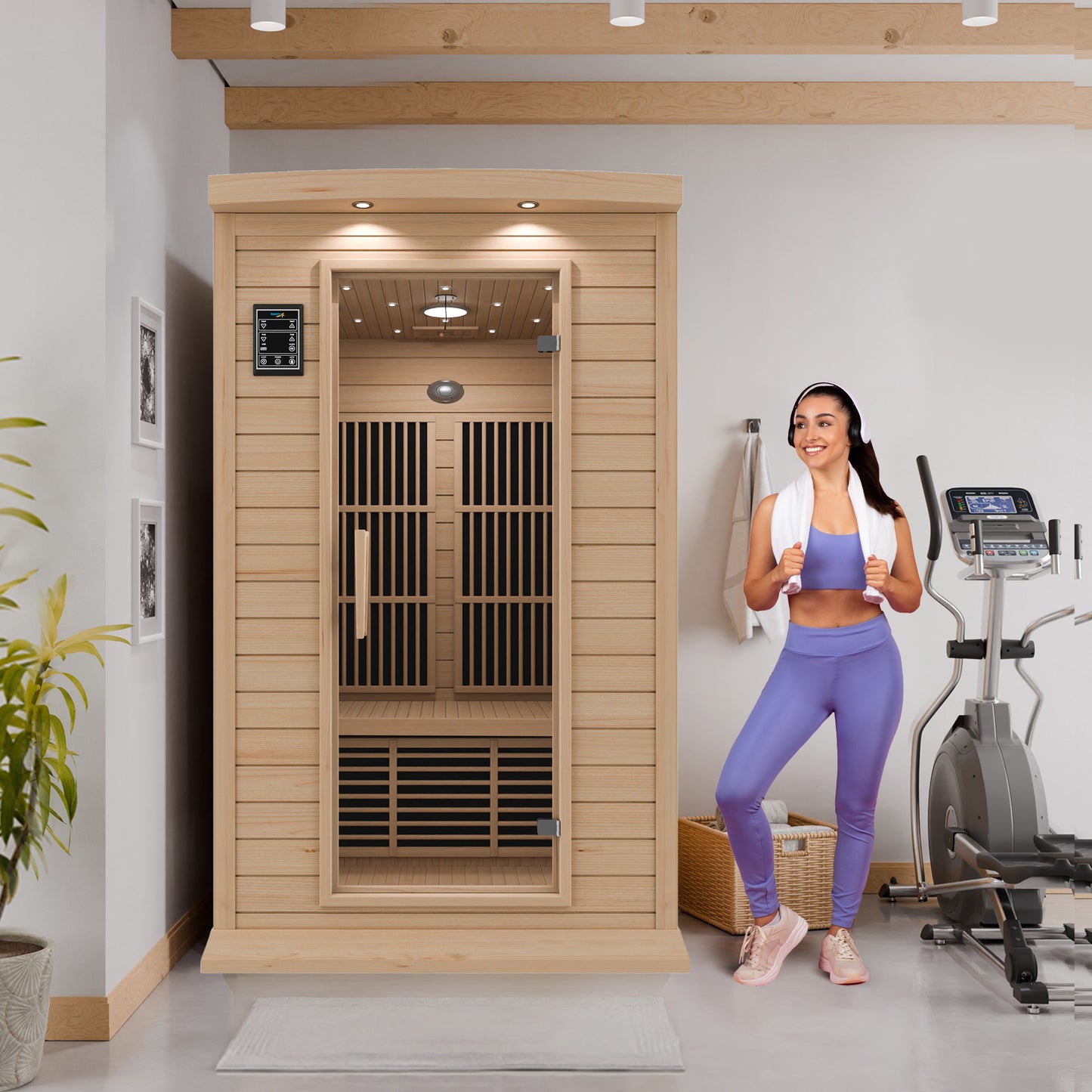 SteamSpa Seychelles Carbon FAR Infrared Sauna 2-Person