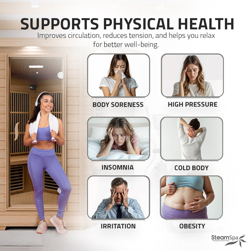 SteamSpa Mauritius Carbon FAR Infrared Sauna 5-Person