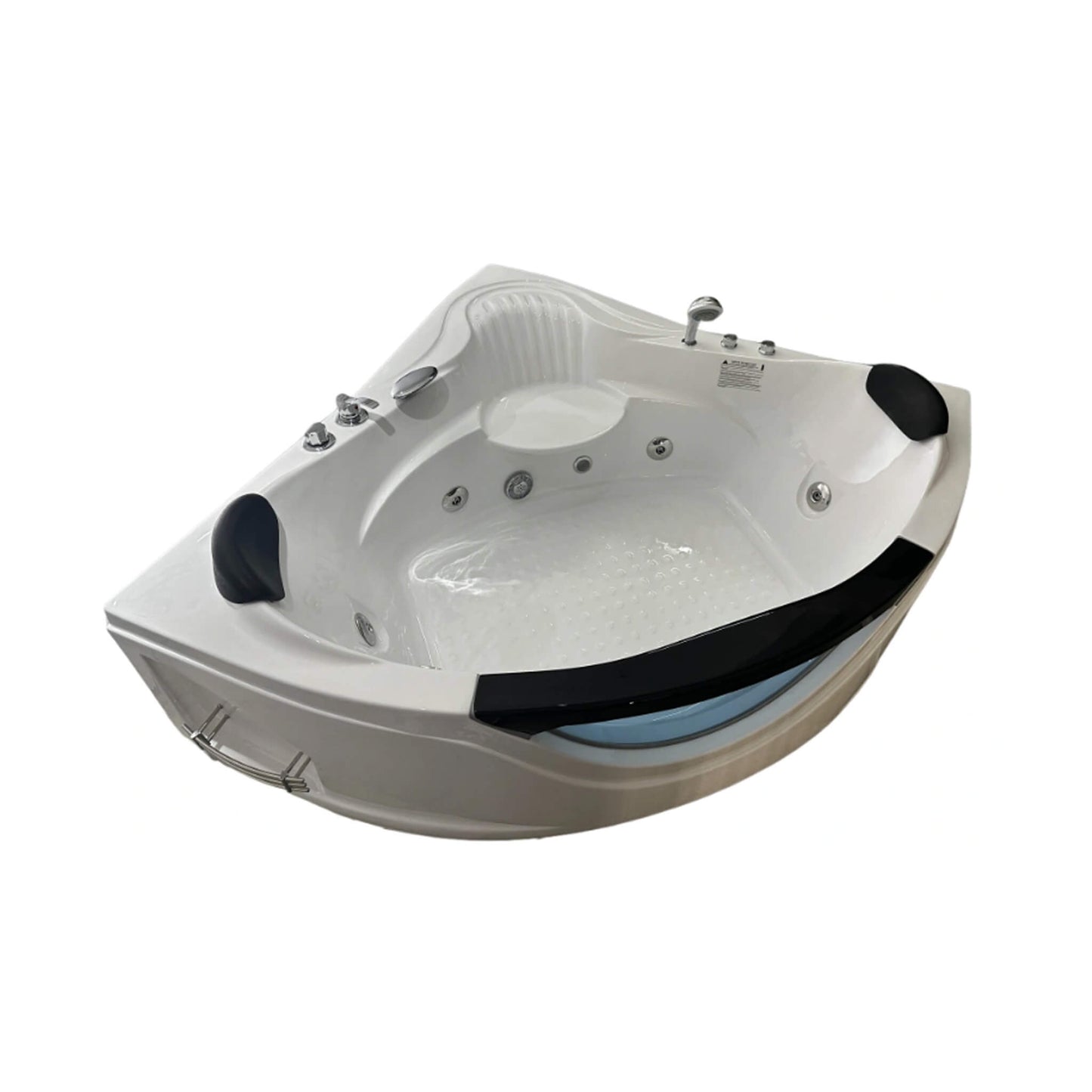 Alora Celestia 59-Inch 2-Person Luxury Corner Whirlpool Jetted Bathtub (SAK23819)
