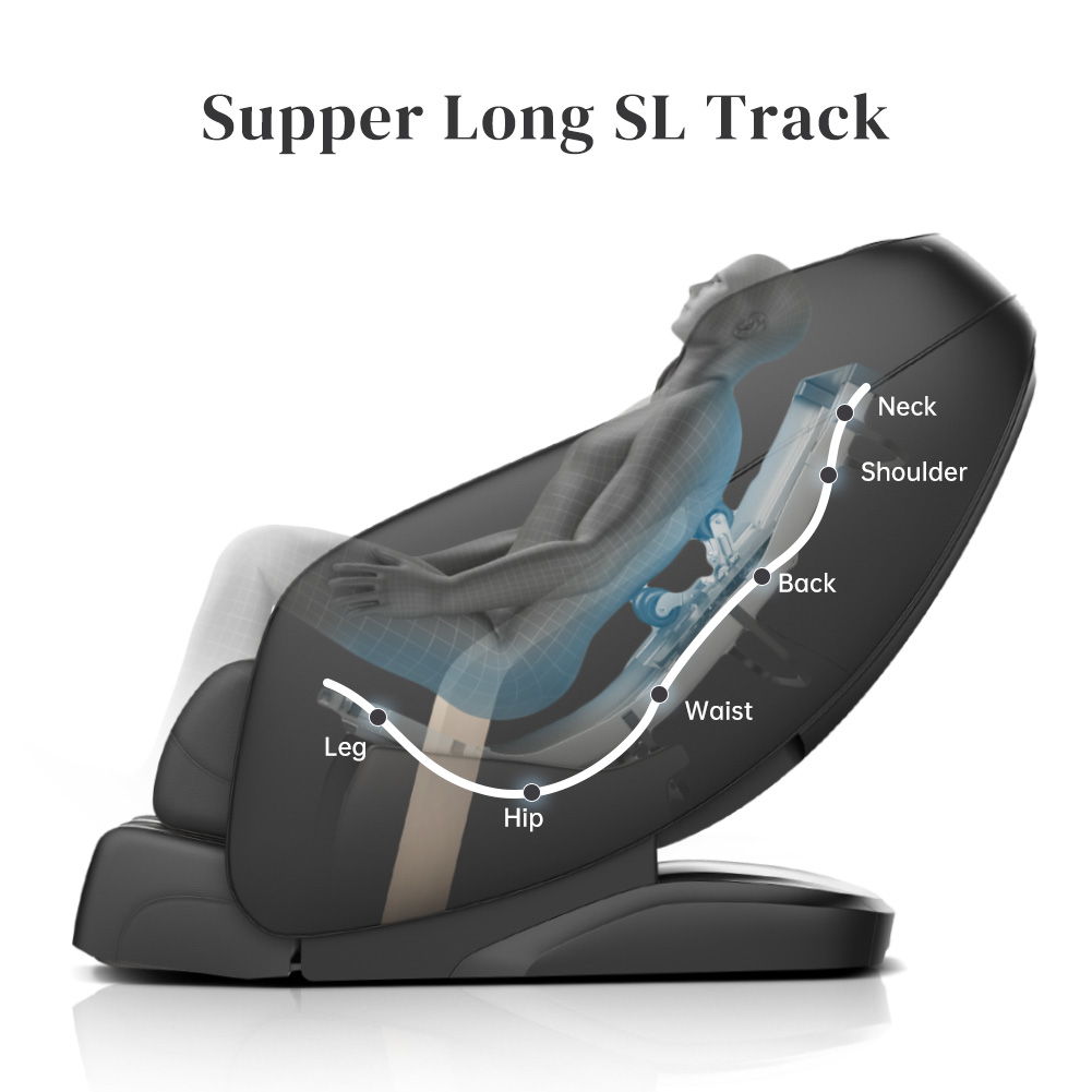 Massage Chair, Zero Gravity Shiatsu Massage Chairs Full Body And Recliner  - Black