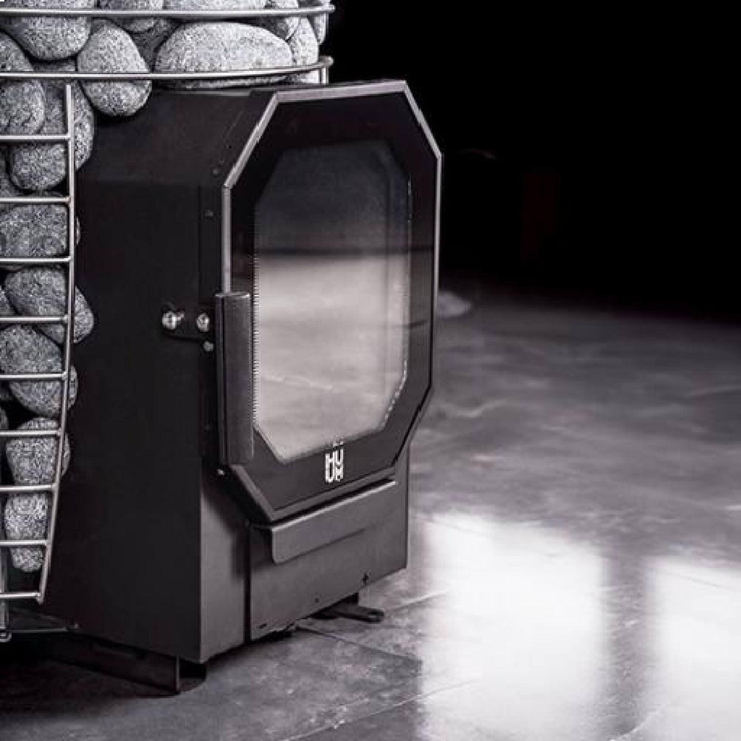 Huum Hive Flow Mini 8.5KW Wood-Burning Sauna Stove With Ash Drawer & Sauna Stones [H1017012] (SAK17895)