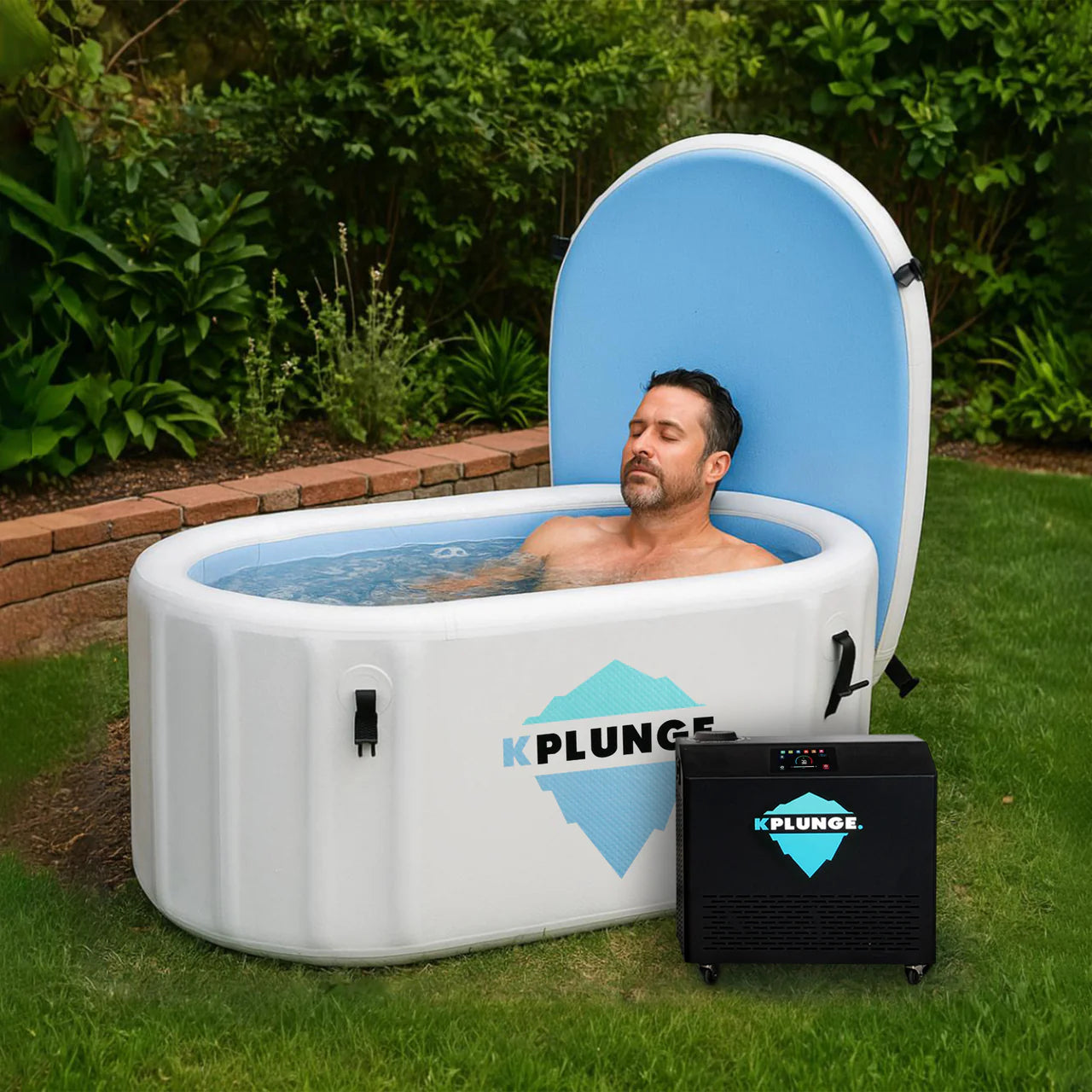 K-Plunge Kodiak All-In-One Inflatable Cold Plunge/Hot Tub 1 HP