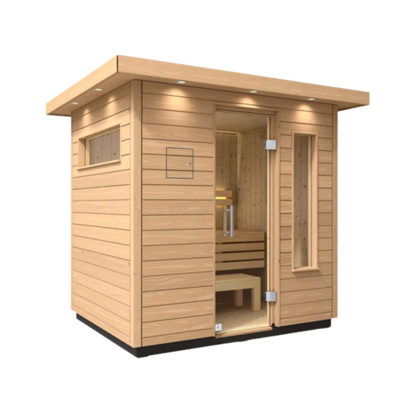 Kohler C2 Outdoor Douglas Fir Scandinavian Spruce Sauna Kit (SAK25973)