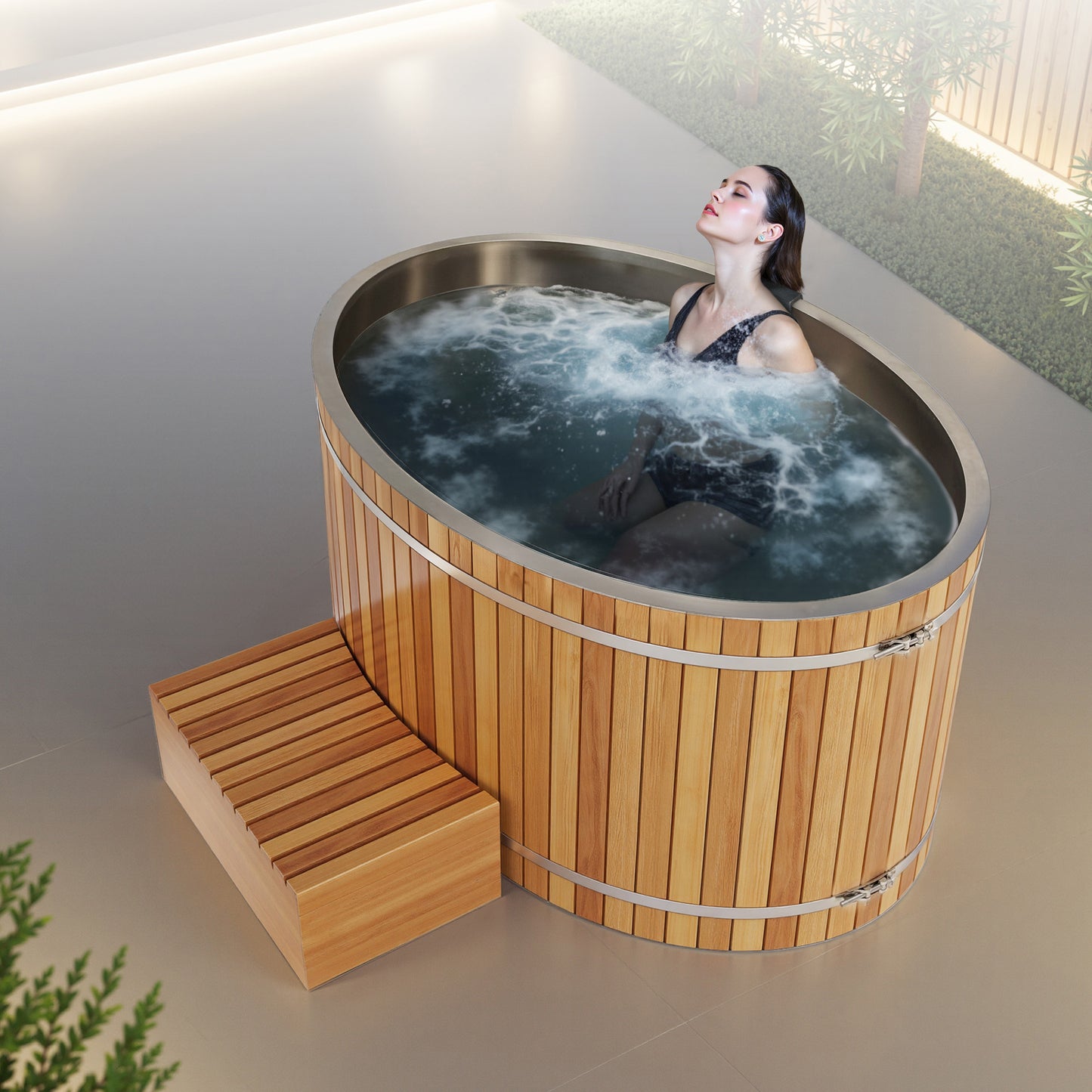 K-PLUNGE All-In-One Cold Plunge Ice Bath/Hot Tub