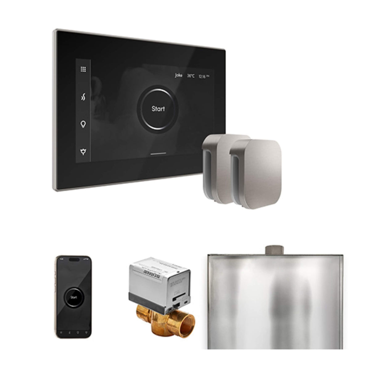 Mr.Steam XButler Steam Shower Control Package W/ iSteamX Control & Aroma SteamHeads (SAK85204)