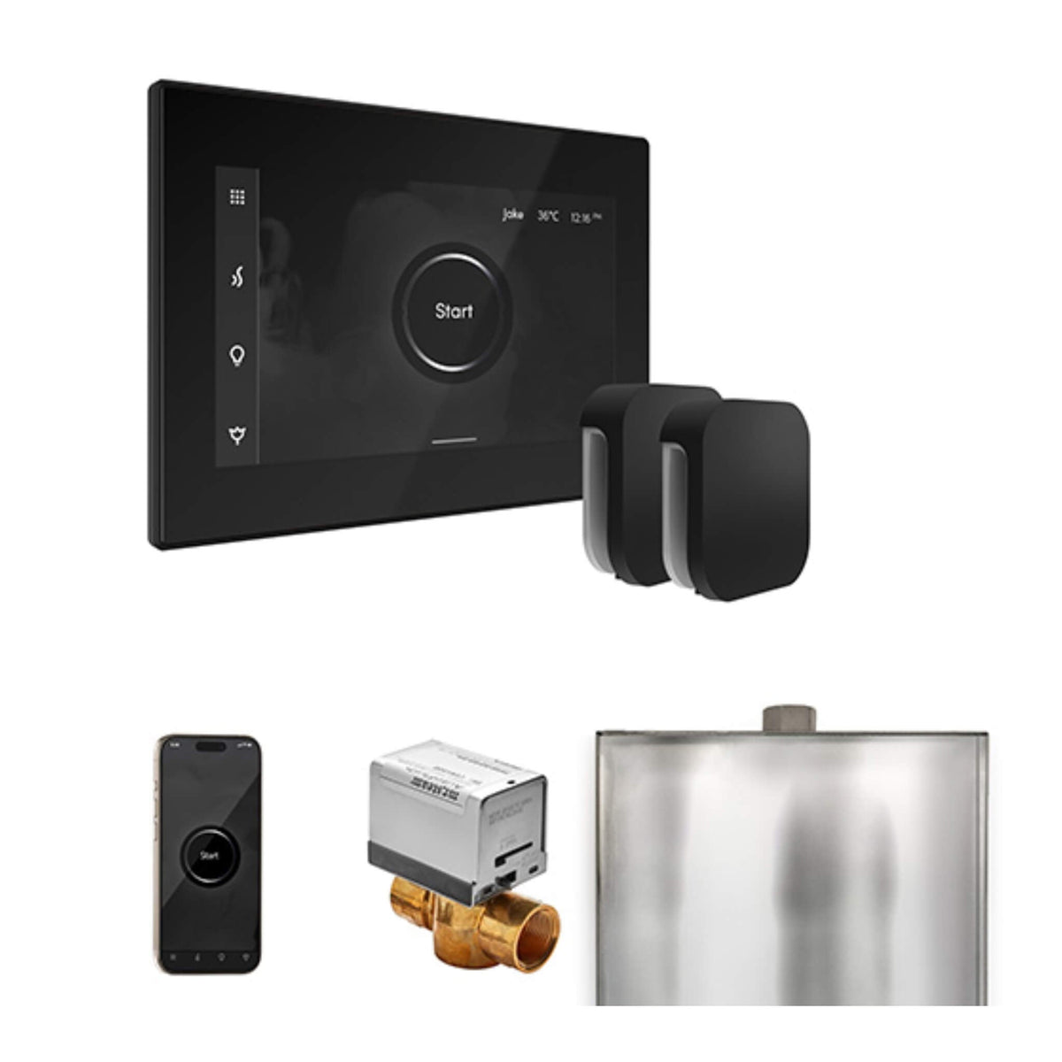Mr.Steam XButler Steam Shower Control Package W/ iSteamX Control & Aroma SteamHeads (SAK85204)