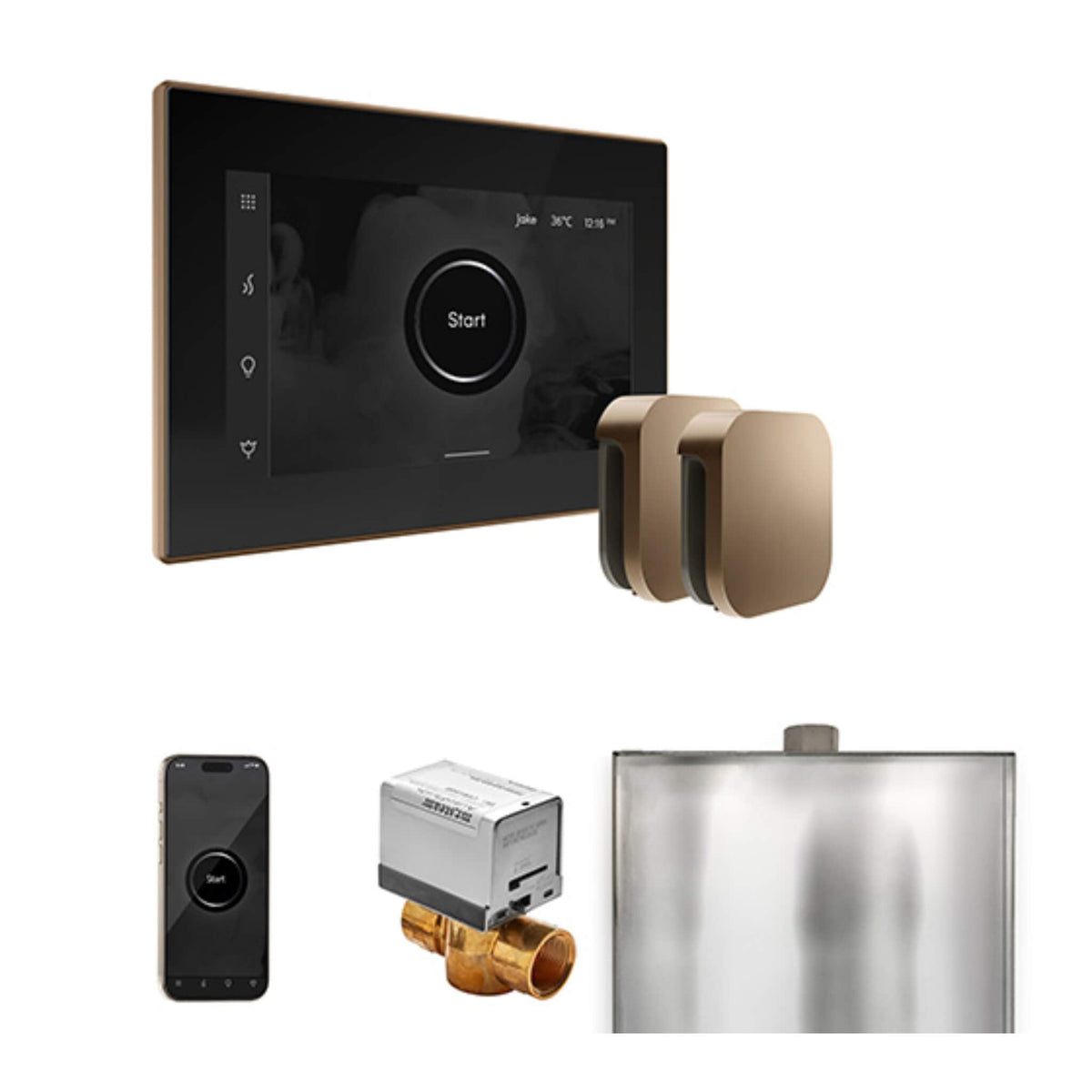 Mr.Steam XButler Steam Shower Control Package W/ iSteamX Control & Aroma SteamHeads (SAK85204)