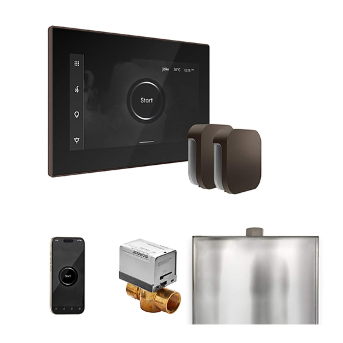 Mr.Steam XButler Steam Shower Control Package W/ iSteamX Control & Aroma SteamHeads (SAK85204)