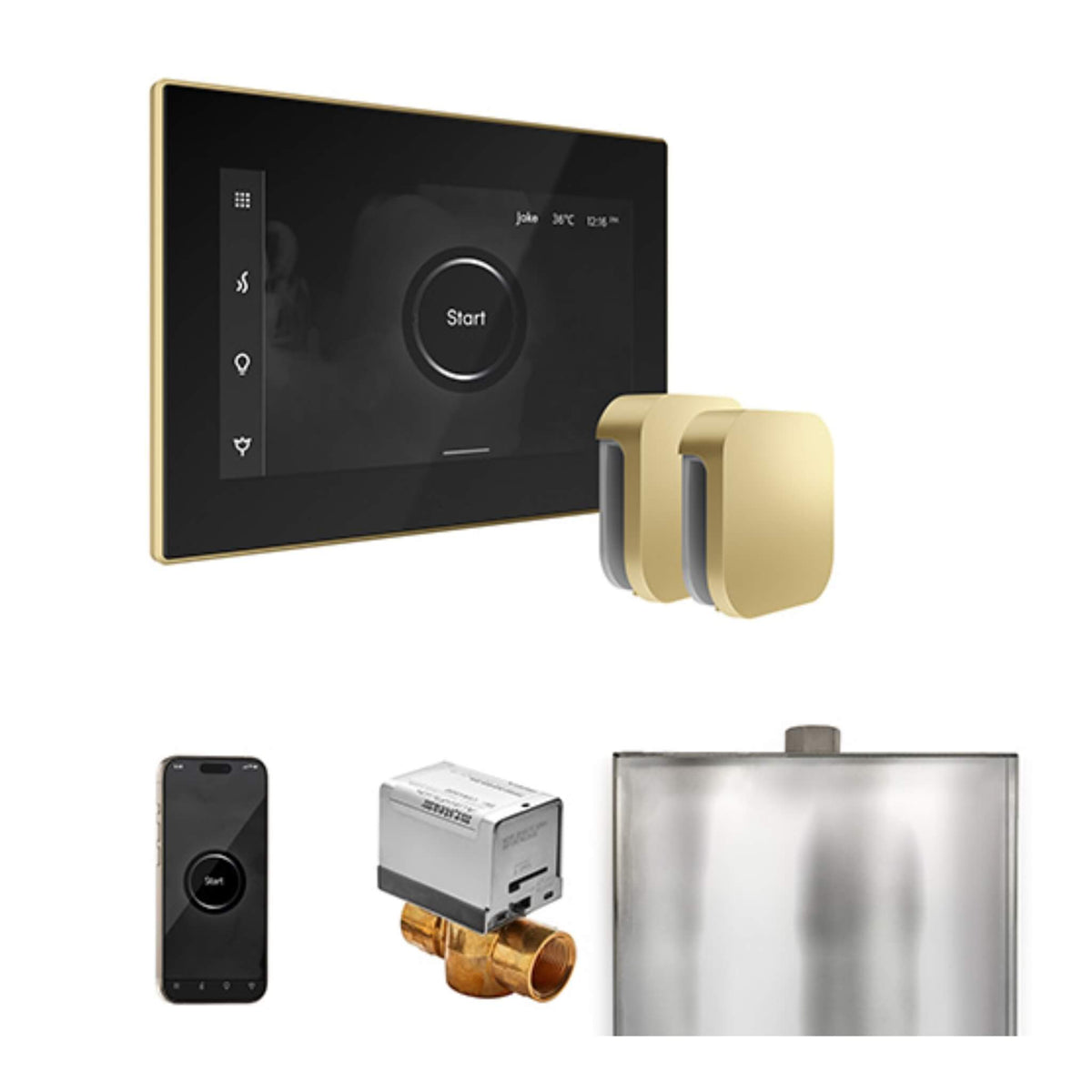 Mr.Steam XButler Steam Shower Control Package W/ iSteamX Control & Aroma SteamHeads (SAK85204)