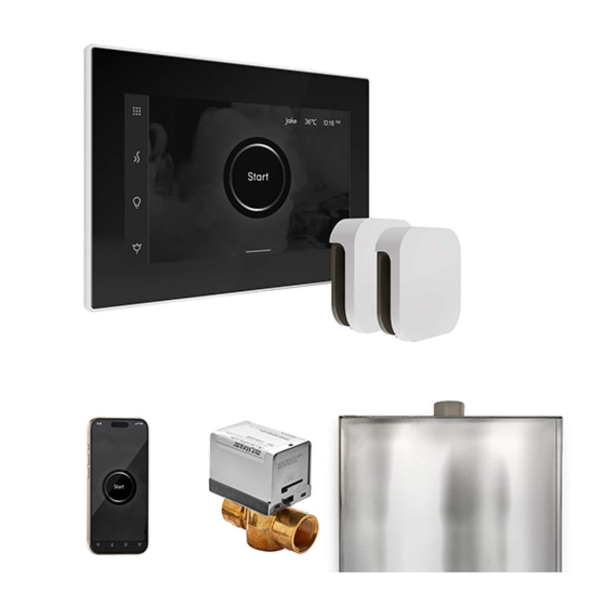 Mr.Steam XButler Steam Shower Control Package W/ iSteamX Control & Aroma SteamHeads (SAK85204)