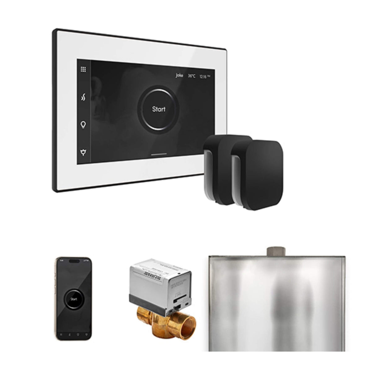 Mr.Steam XButler Steam Shower Control Package W/ iSteamX Control & Aroma SteamHeads (SAK85204)