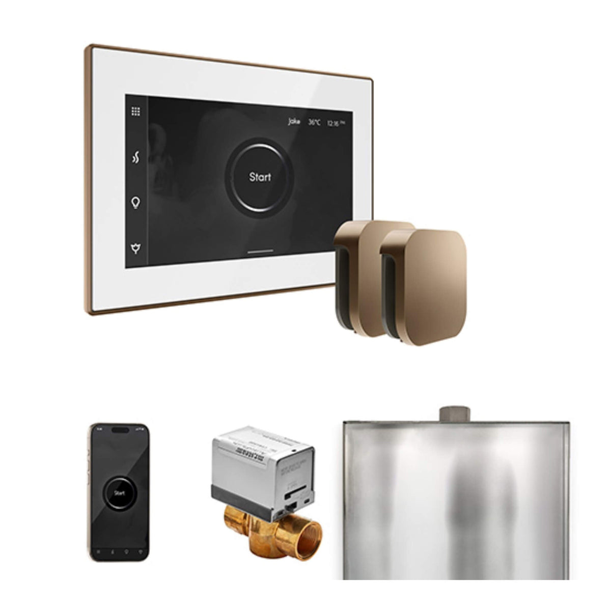 Mr.Steam XButler Steam Shower Control Package W/ iSteamX Control & Aroma SteamHeads (SAK85204)