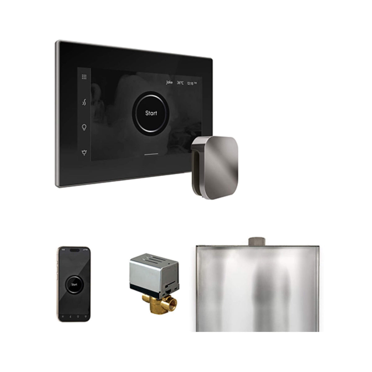Mr.Steam XButler Steam Shower Control Package With iSteamX Control & AutoFlush System (SAK10782)