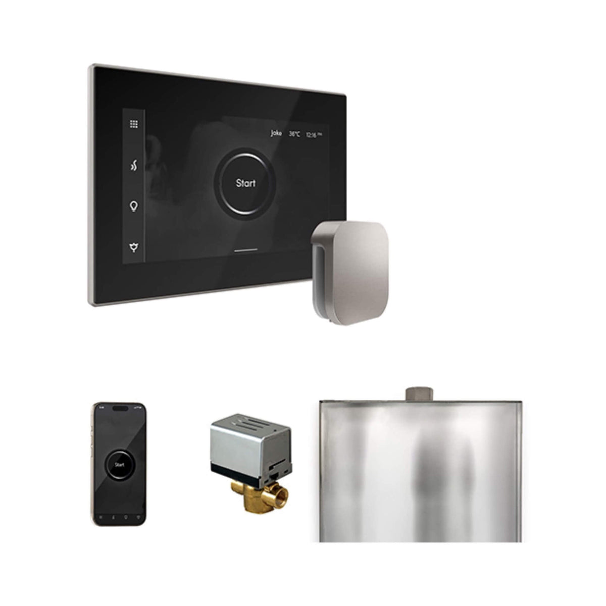 Mr.Steam XButler Steam Shower Control Package With iSteamX Control & AutoFlush System (SAK10782)