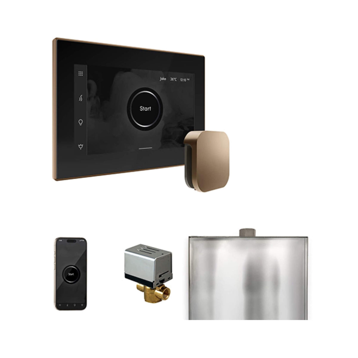 Mr.Steam XButler Steam Shower Control Package With iSteamX Control & AutoFlush System (SAK10782)