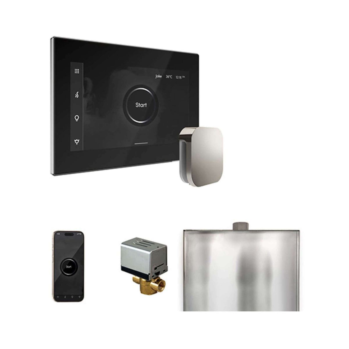 Mr.Steam XButler Steam Shower Control Package With iSteamX Control & AutoFlush System (SAK10782)