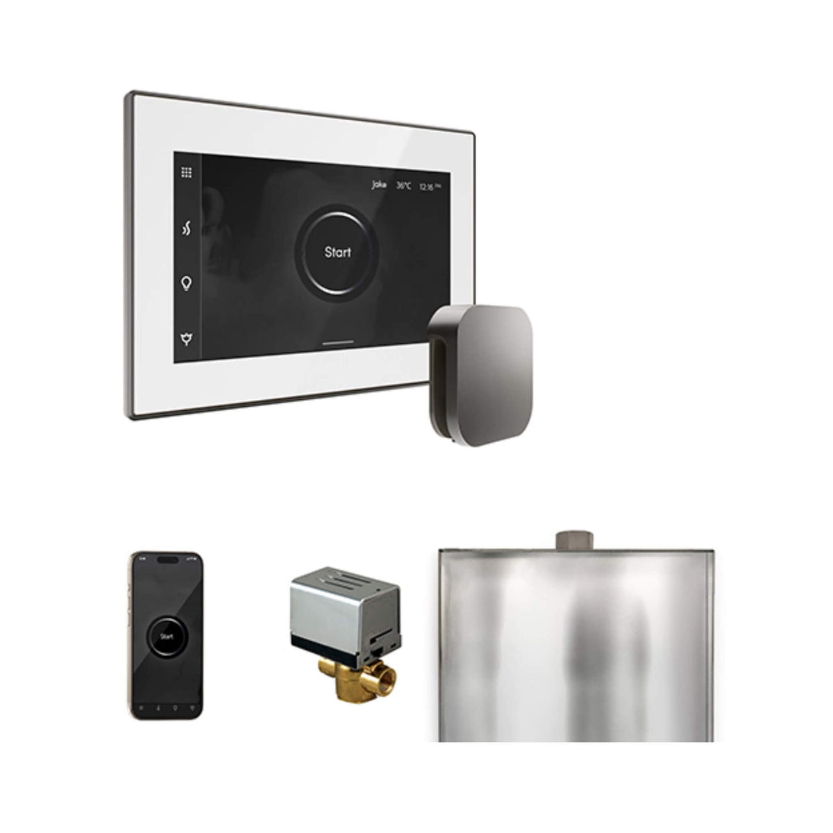 Mr.Steam XButler Steam Shower Control Package With iSteamX Control & AutoFlush System (SAK10782)
