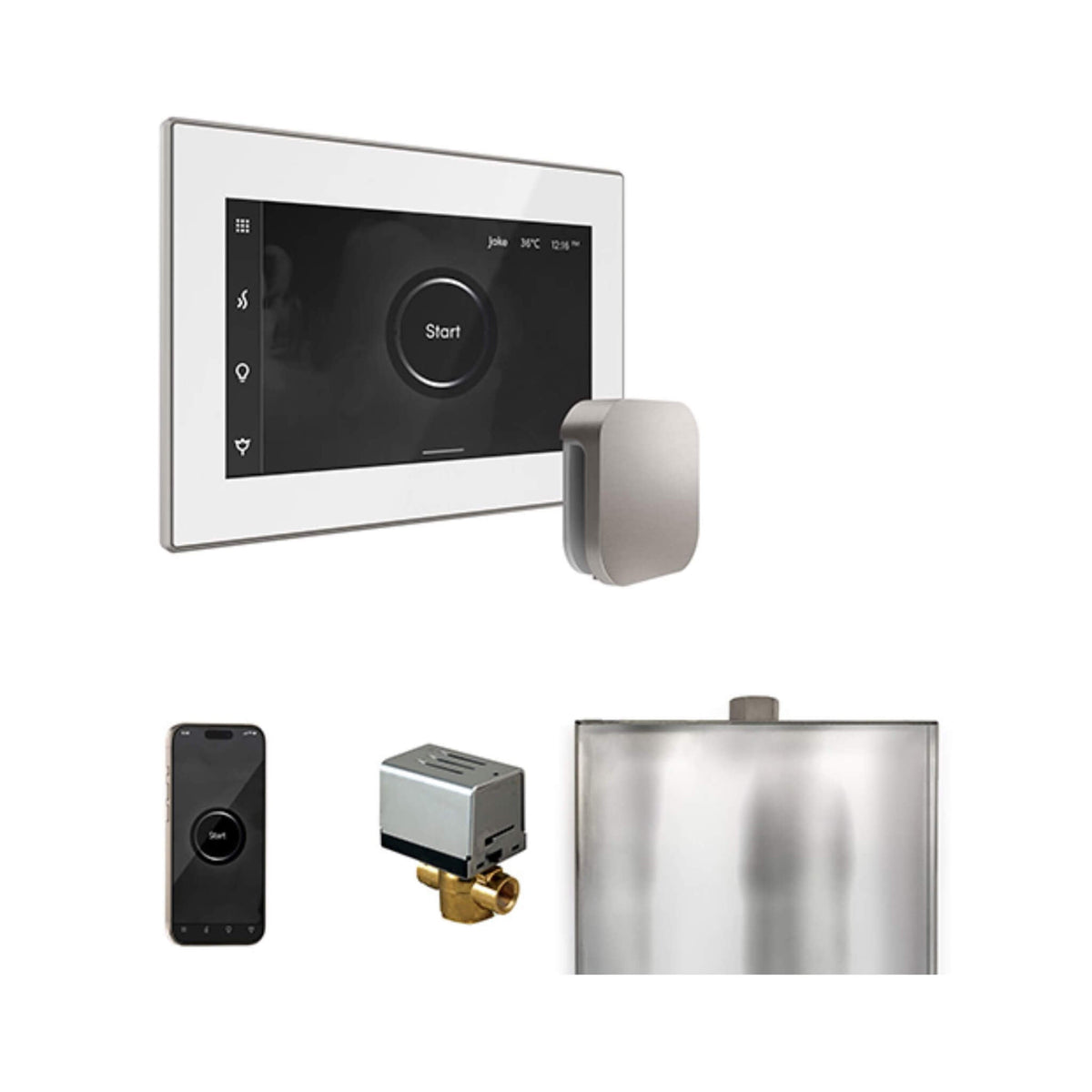 Mr.Steam XButler Steam Shower Control Package With iSteamX Control & AutoFlush System (SAK10782)