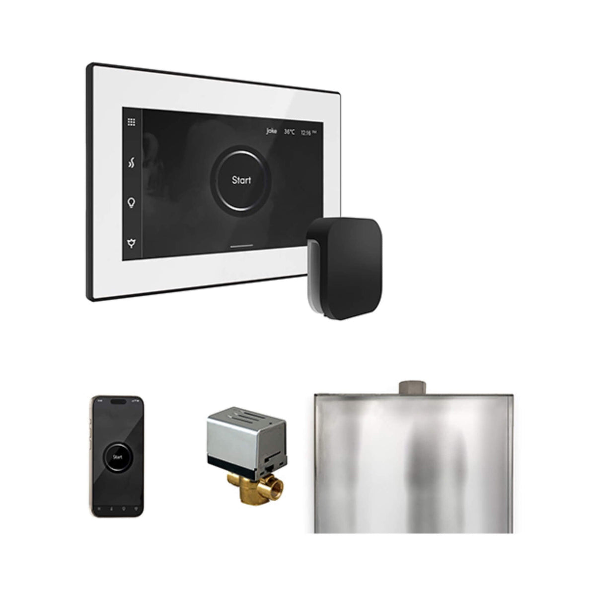 Mr.Steam XButler Steam Shower Control Package With iSteamX Control & AutoFlush System (SAK10782)