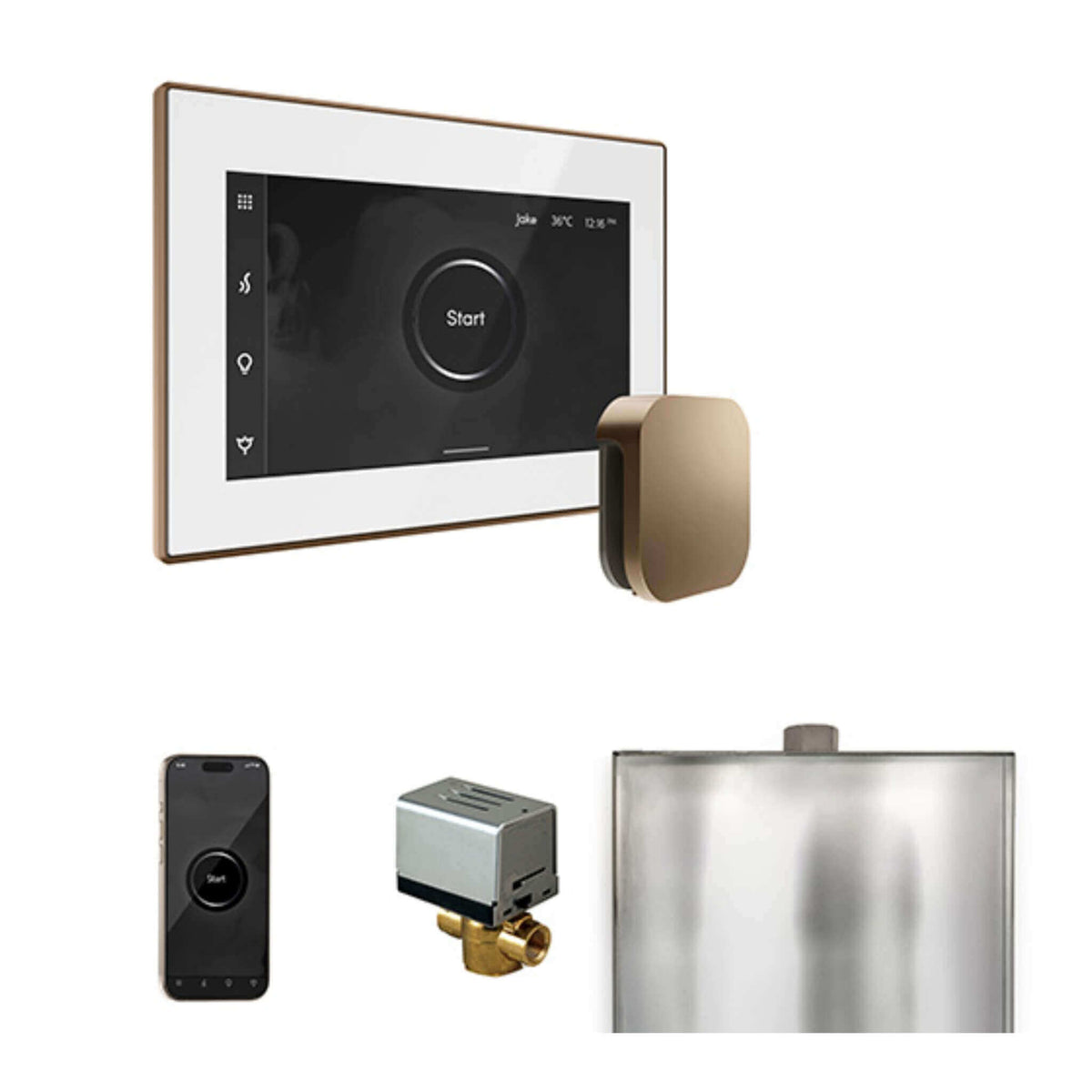 Mr.Steam XButler Steam Shower Control Package With iSteamX Control & AutoFlush System (SAK10782)
