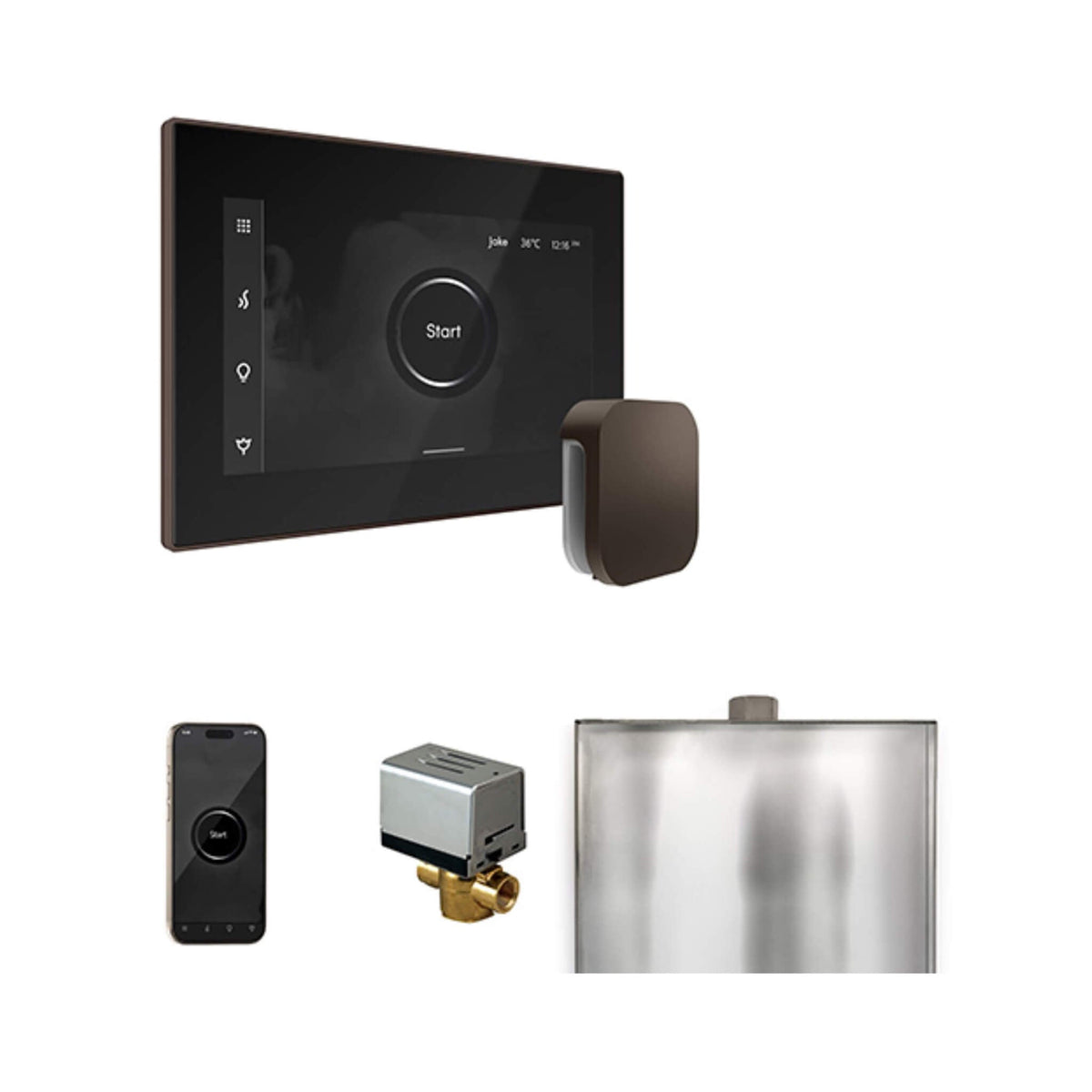 Mr.Steam XButler Steam Shower Control Package With iSteamX Control & AutoFlush System (SAK10782)