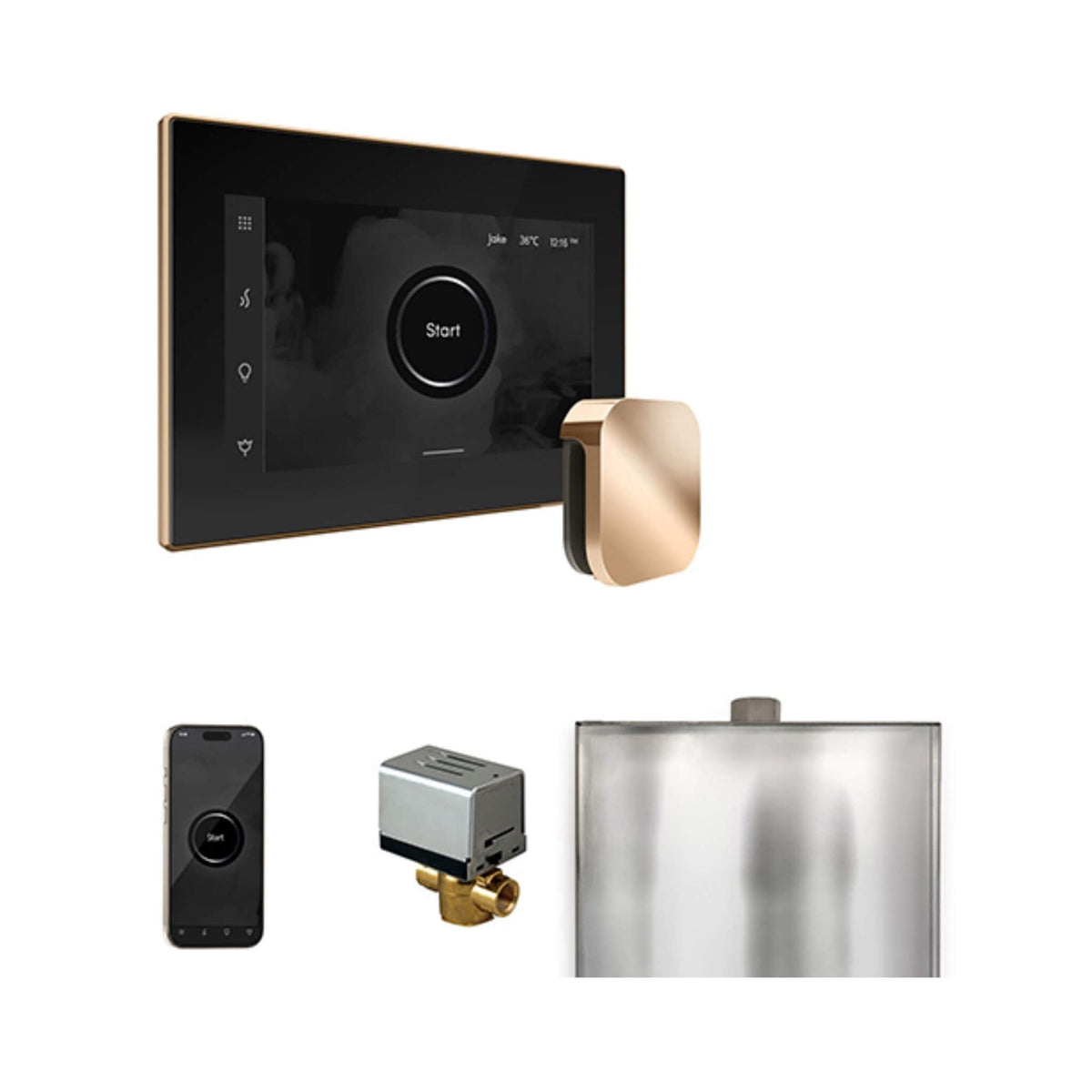 Mr.Steam XButler Steam Shower Control Package With iSteamX Control & AutoFlush System (SAK10782)