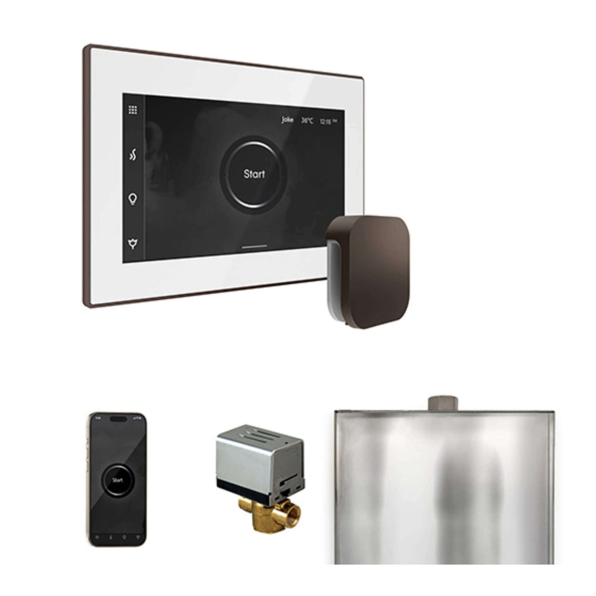 Mr.Steam XButler Steam Shower Control Package With iSteamX Control & AutoFlush System (SAK10782)