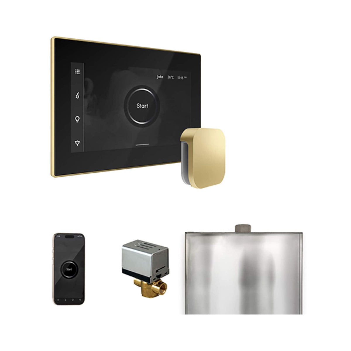 Mr.Steam XButler Steam Shower Control Package With iSteamX Control & AutoFlush System (SAK10782)