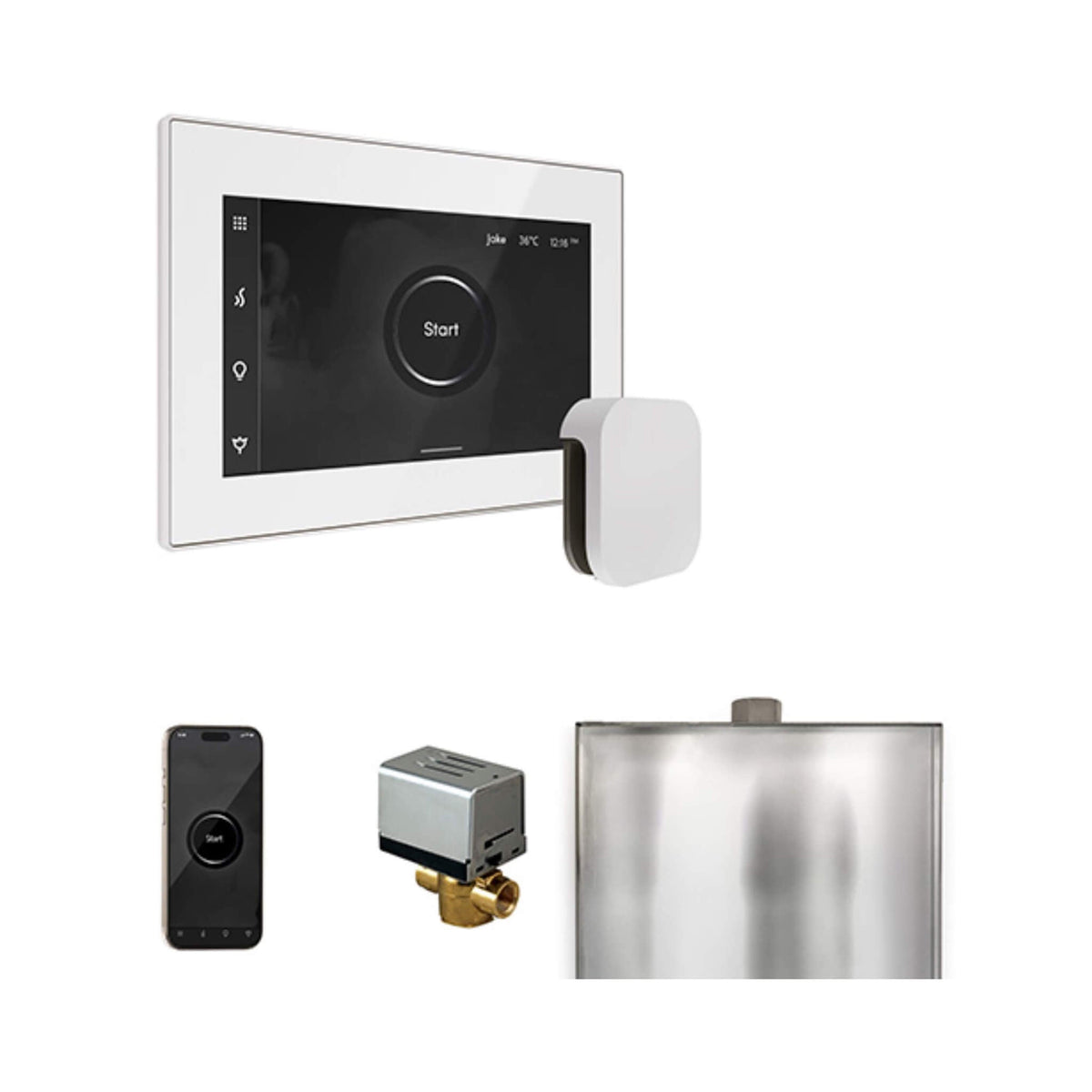 Mr.Steam XButler Steam Shower Control Package With iSteamX Control & AutoFlush System (SAK10782)
