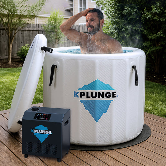 K-PLUNGE Arctic Fox Inflatable Cold Plunge Ice Bath/Hot Tub 1 HP