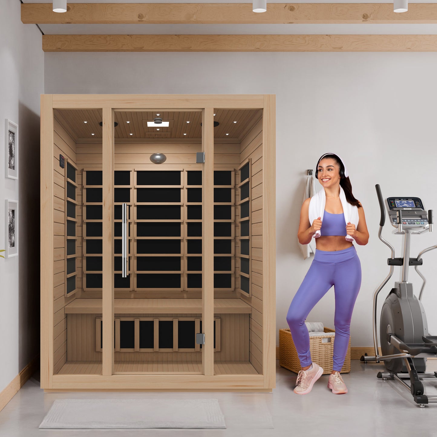 SteamSpa Maldives Carbon FAR Infrared Sauna 3-Person